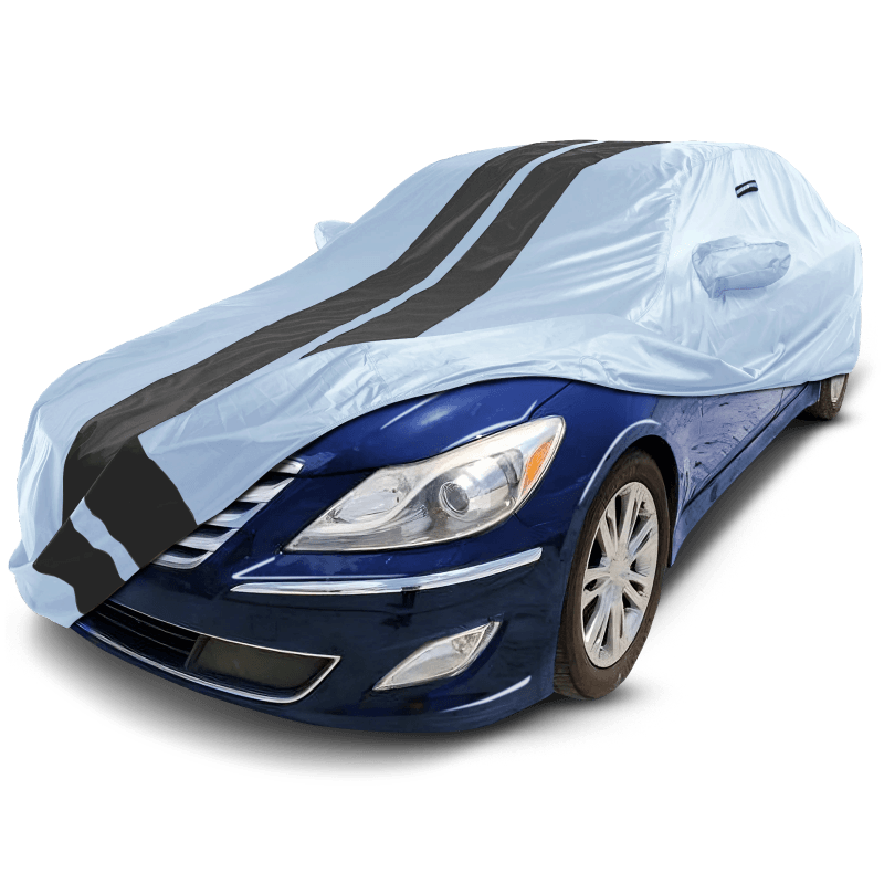 Hyundai Genesis Gray Black Pro Series Car Cover