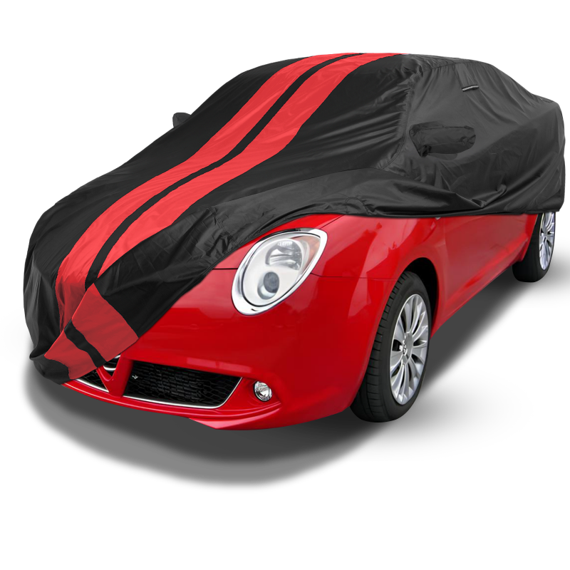 Alfa Romeo MiTo 2009-2018 Black Red Pro Series Car Cover