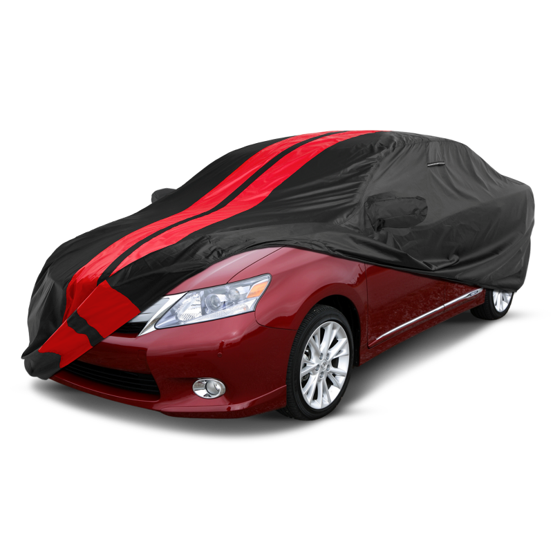 Lexus HS 250h 2010-2012 Black Red Pro Series Car Cover