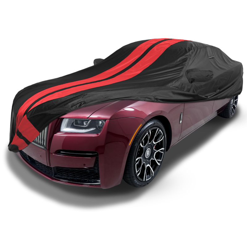 Rolls-Royce Ghost 2010-2025 Black Red Pro Series Car Cover