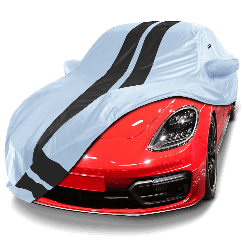 Porsche Panamera 2010-2025 Gray Black Pro Series Car Cover