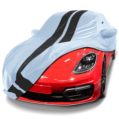 Porsche Panamera 2010-2026 Gray Black Pro Series Car Cover