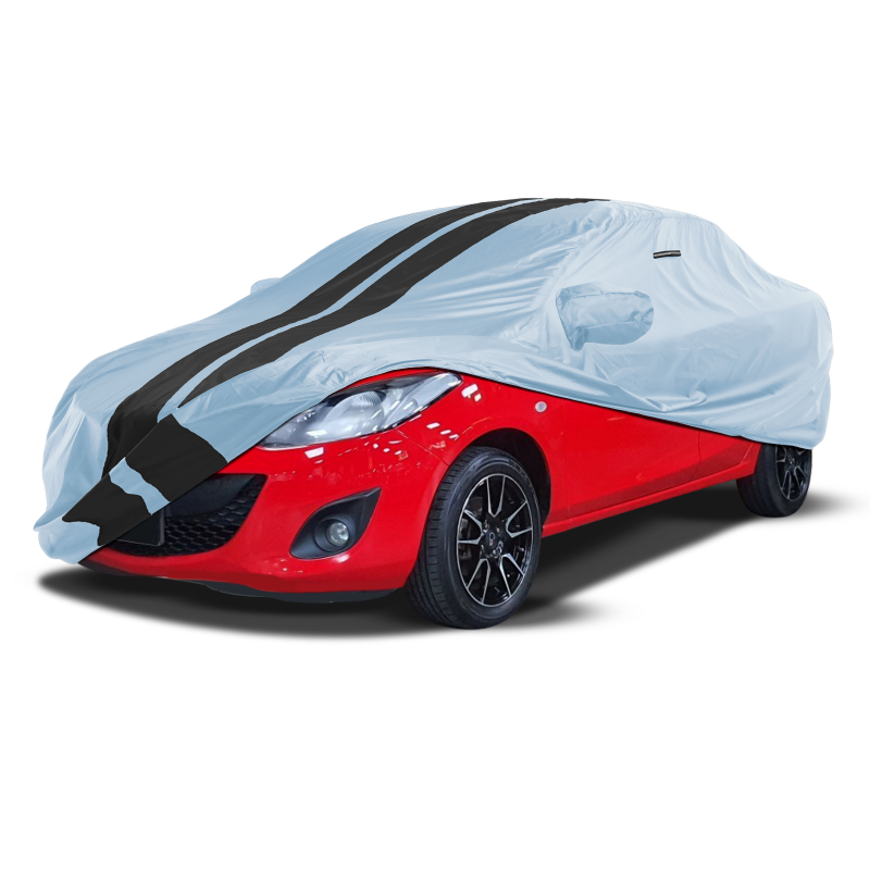 Mazda Mazda2 2011-2014 Gray Black Pro Series Car Cover