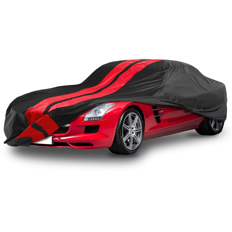 Mercedes-Benz SLS AMG 2011-2015 Black Red Pro Series Car Cover