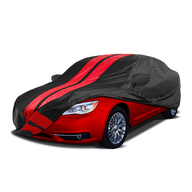 Chrysler 200 2011-2019 Black Red Pro Series Car Cover