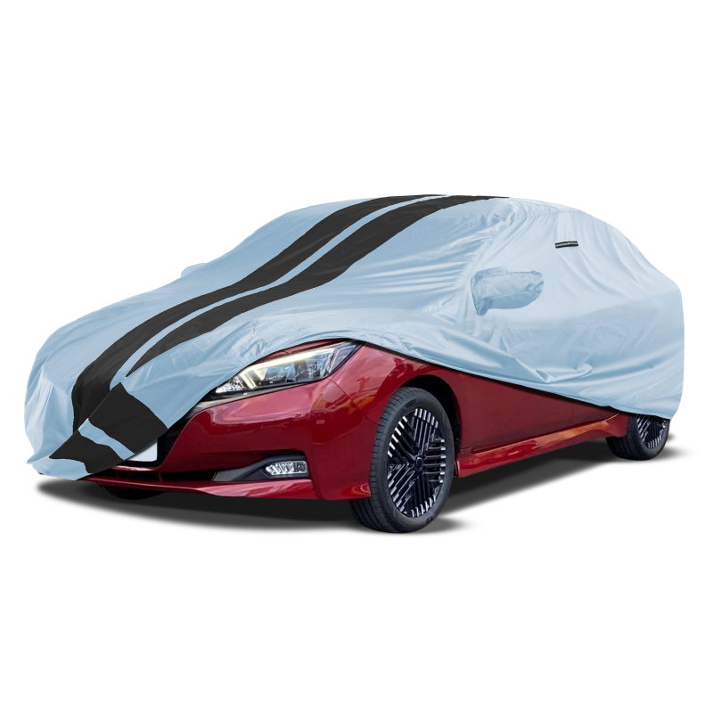 Nissan Leaf 2010-2025 Gray Black Pro Series Car Cover