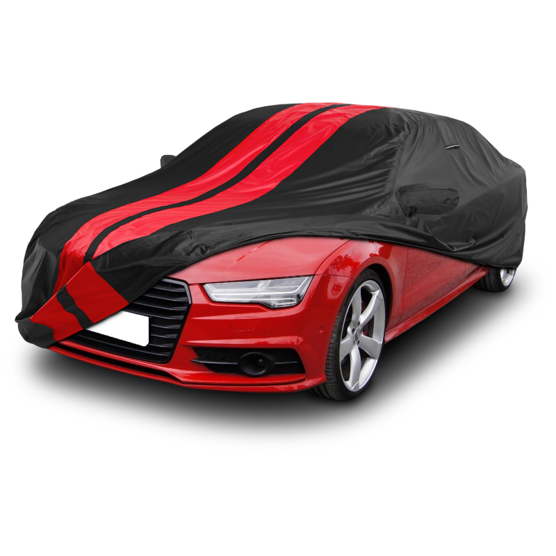 Audi A7 2012-2025 Black Red Pro Series Car Cover