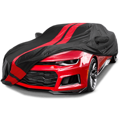 Chevrolet Camaro ZL1 2017-2024 Black Red TitanGuard Car Cover