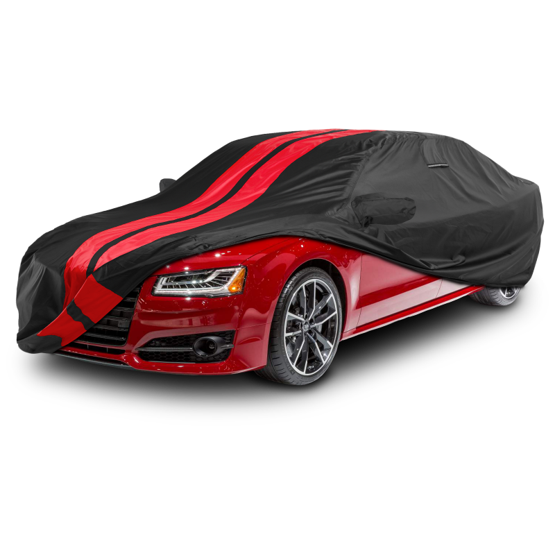 Audi S8 Black Red Pro Series Car Cover