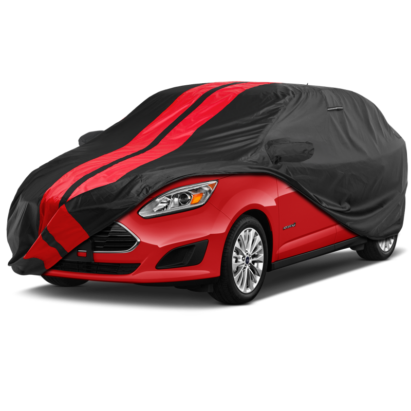 Ford C-Max 2013-2018 Black Red Pro Series Car Cover