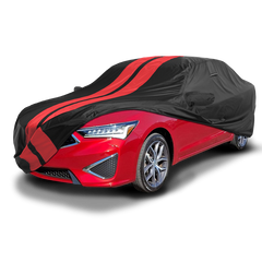 Acura ILX 2013-2022 Black Red Pro Series Car Cover