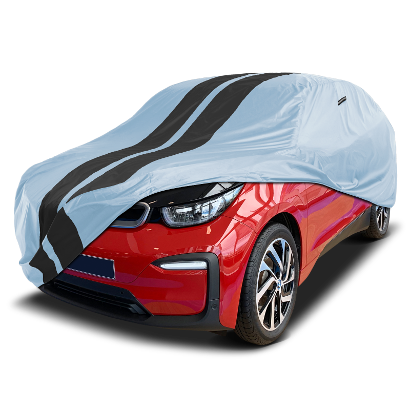 BMW i3,i4,i5,i7,i8 2014-2025 Gray Black Pro Series Car Cover