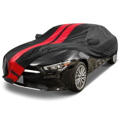 Mercedes-Benz CLA-Class 2014-2025 Black Red TitanGuard Car Cover