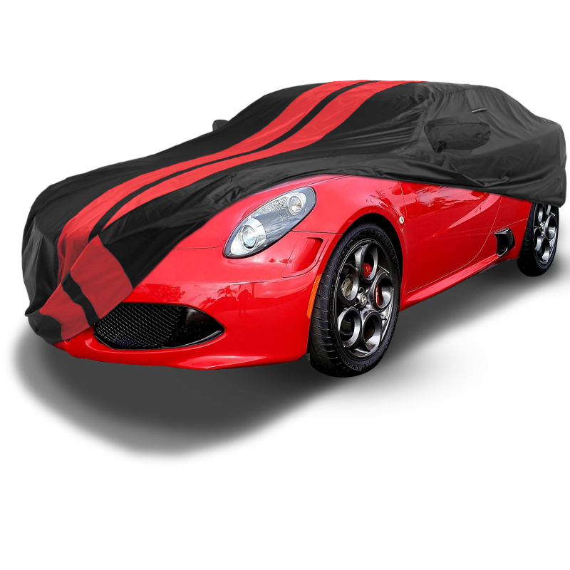 Alfa Romeo 4C 2015-2021 Black Red Pro Series Car Cover