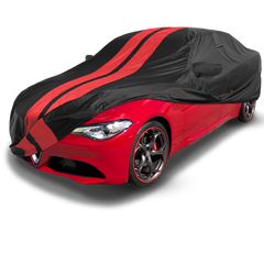 Alfa Romeo Giulia Black Red Pro Series Car Cover