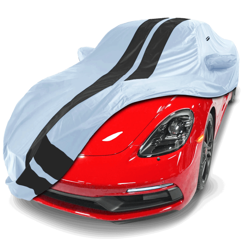 Porsche 718 Gray Black Pro Series Car Cover