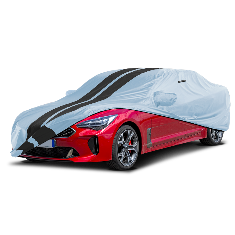 Kia Stinger 2018-2025 Gray Black Pro Series Car Cover