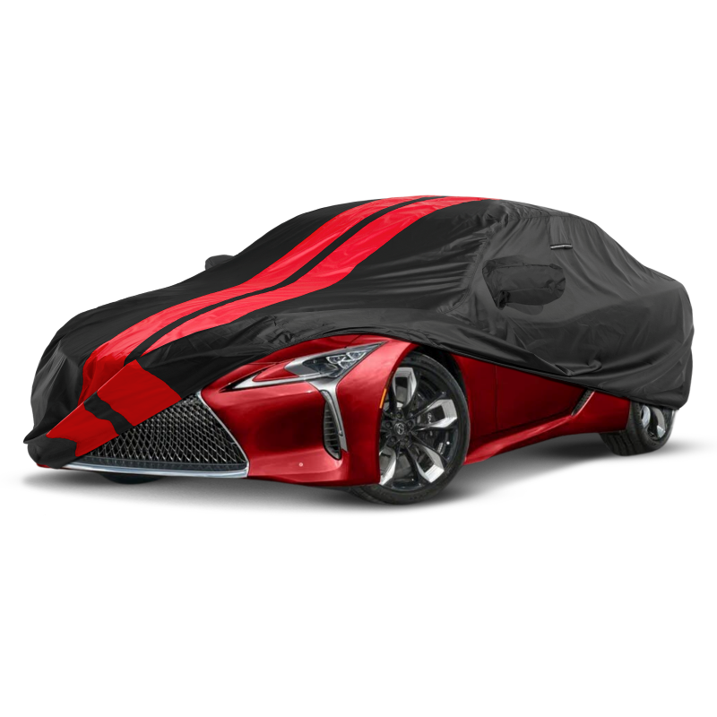 Lexus LC 500 500h 2018-2024 Black Red Pro Series Car Cover