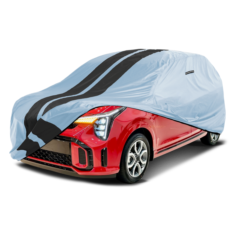 Kia Picanto 2018-2025 Gray Black Pro Series Car Cover