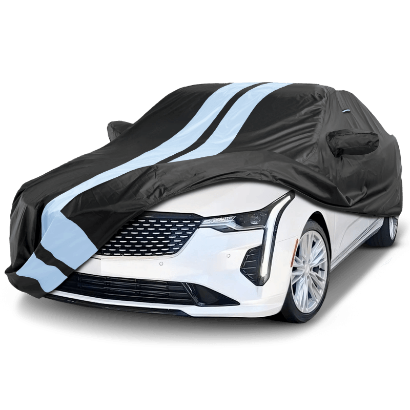 Cadillac CT4, CT5, CT6 Black Gray TitanGuard Car Cover