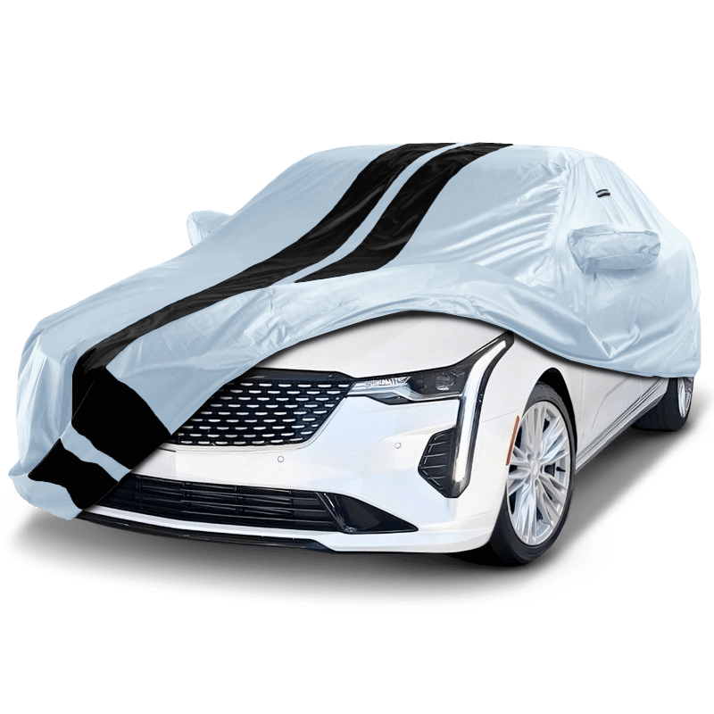 Cadillac CT4, CT5, CT6 Gray Black Pro Series Car Cover