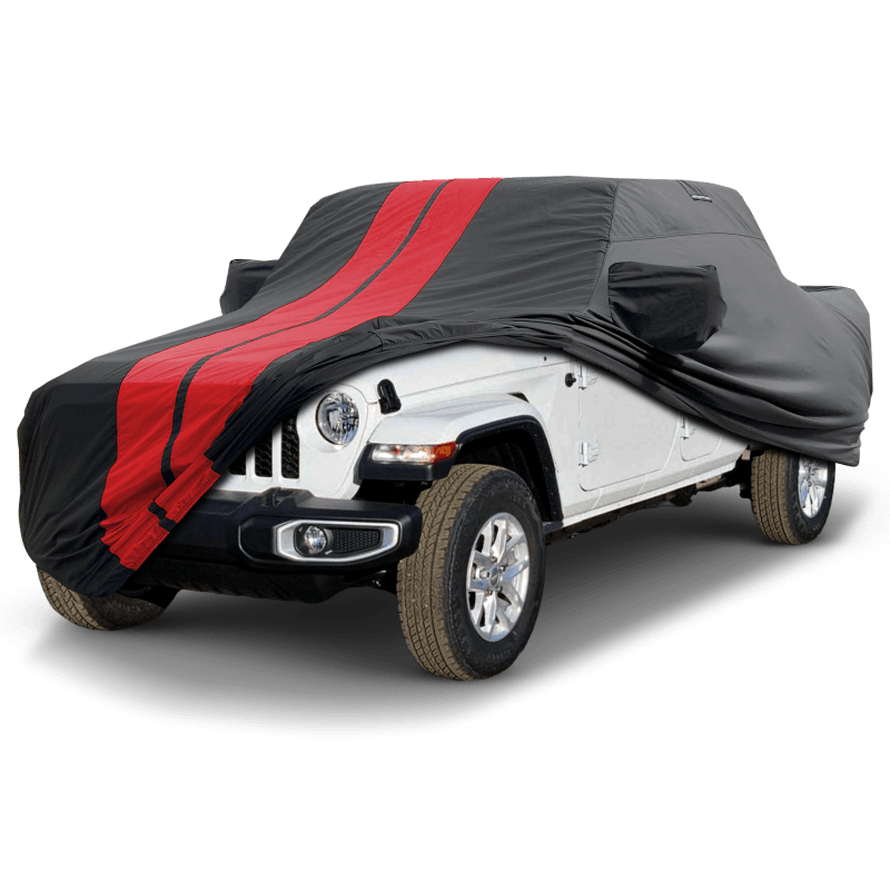 Jeep Gladiator 2020-2024 Black Red Pro Series Truck Cover