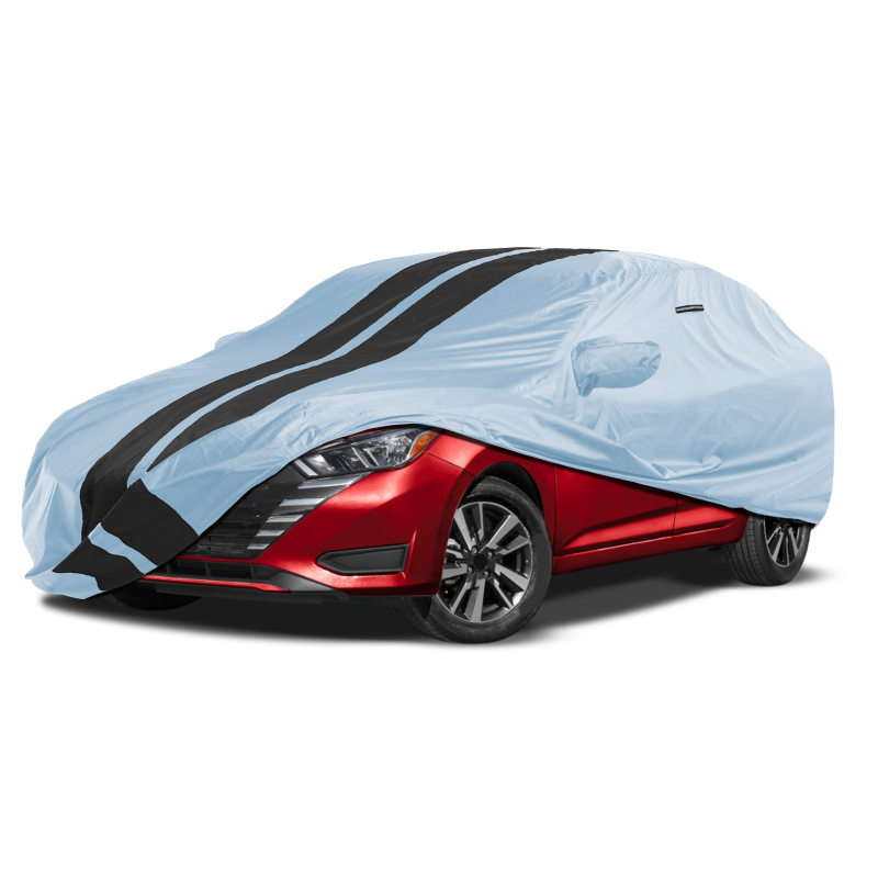 Nissan Versa 2007-2025 Gray Black Pro Series Car Cover