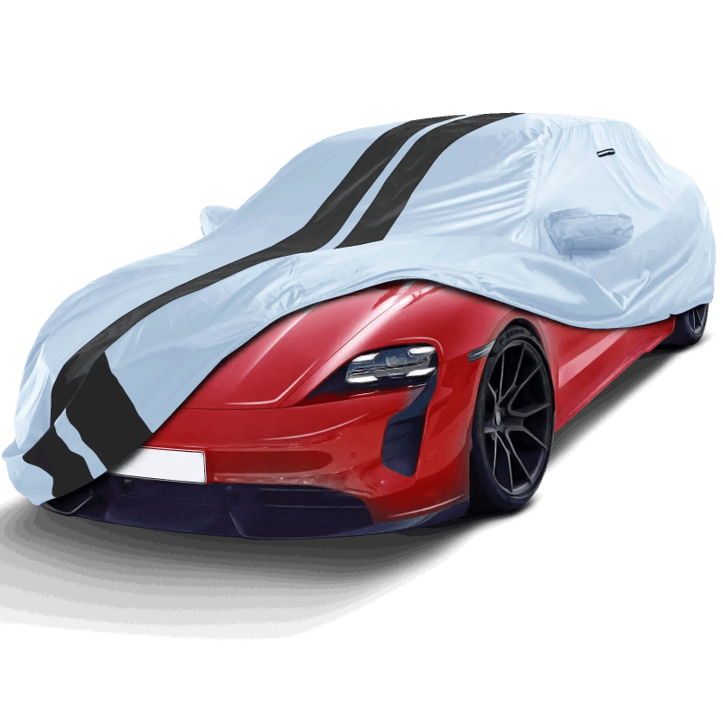Porsche Taycan 2020-2024 Gray Black Pro Series Car Cover