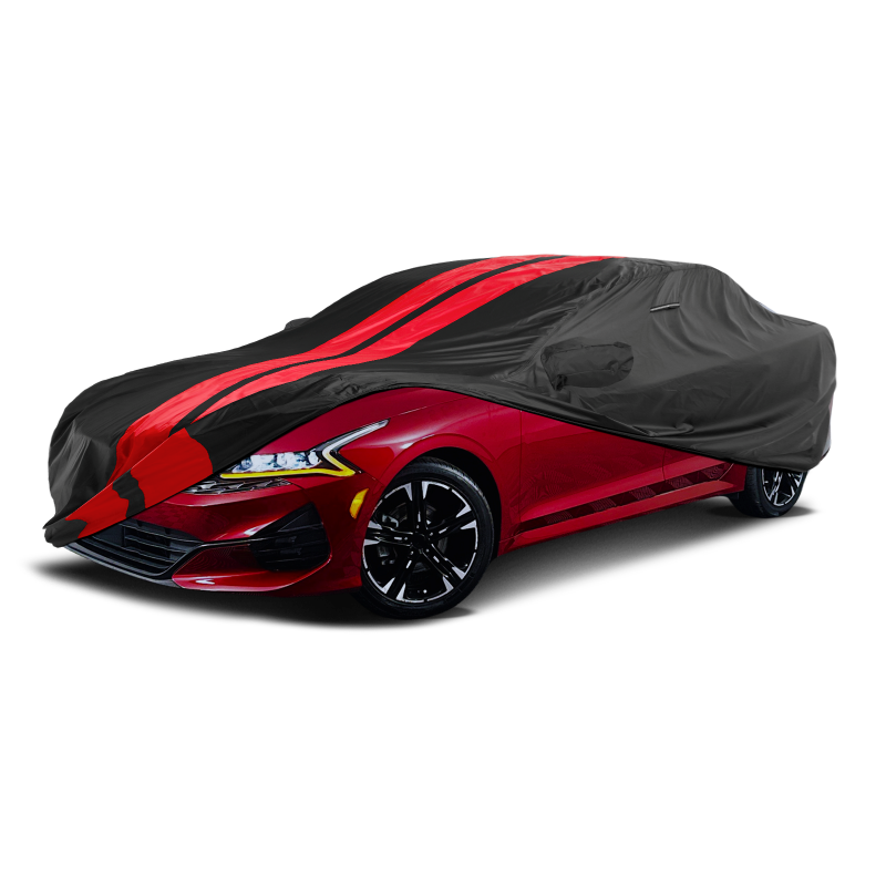 Kia K5 2021-2025 Black Red Pro Series Car Cover