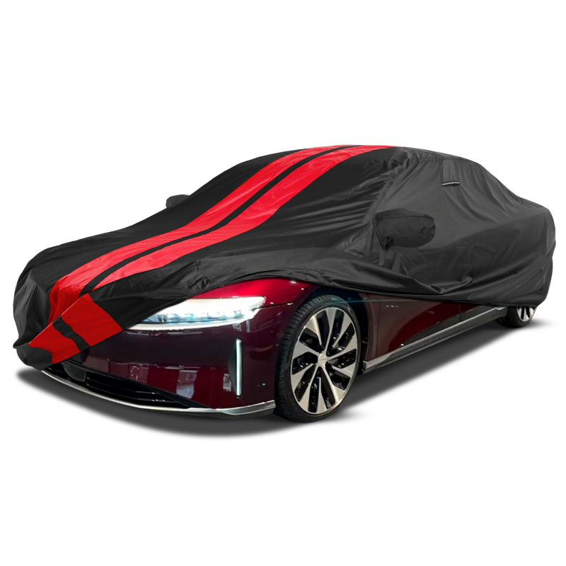 Lucid Air Pure 2022-2025 Black Red Pro Series Car Cover